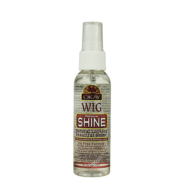 Okay Wig Shine Premium Oil-Free, Paraben-Free, 2 oz