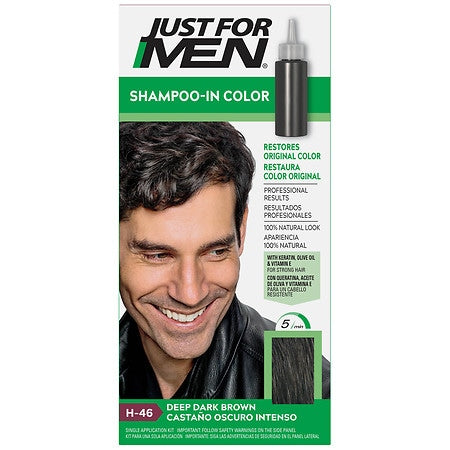 Just For Men Shampoo-in Color, Deep Dark Brown, 1oz