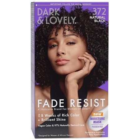 Dark And Lovely Fade Resist Hair Color 401 Natural Black