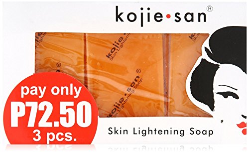 Kojie San Skin Lightening Soap, Pack of 3, 65g Each