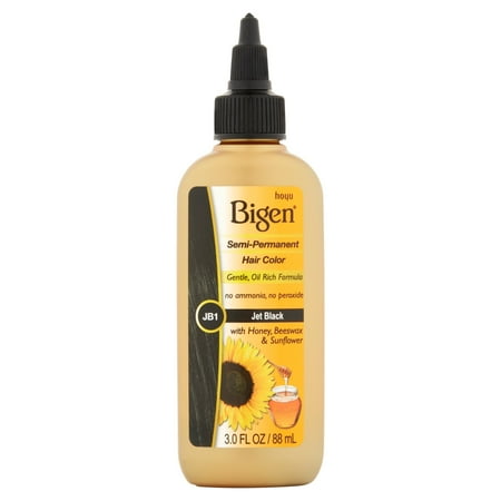Bigen Semi-Permanent Haircolor Jet Black 3 oz,