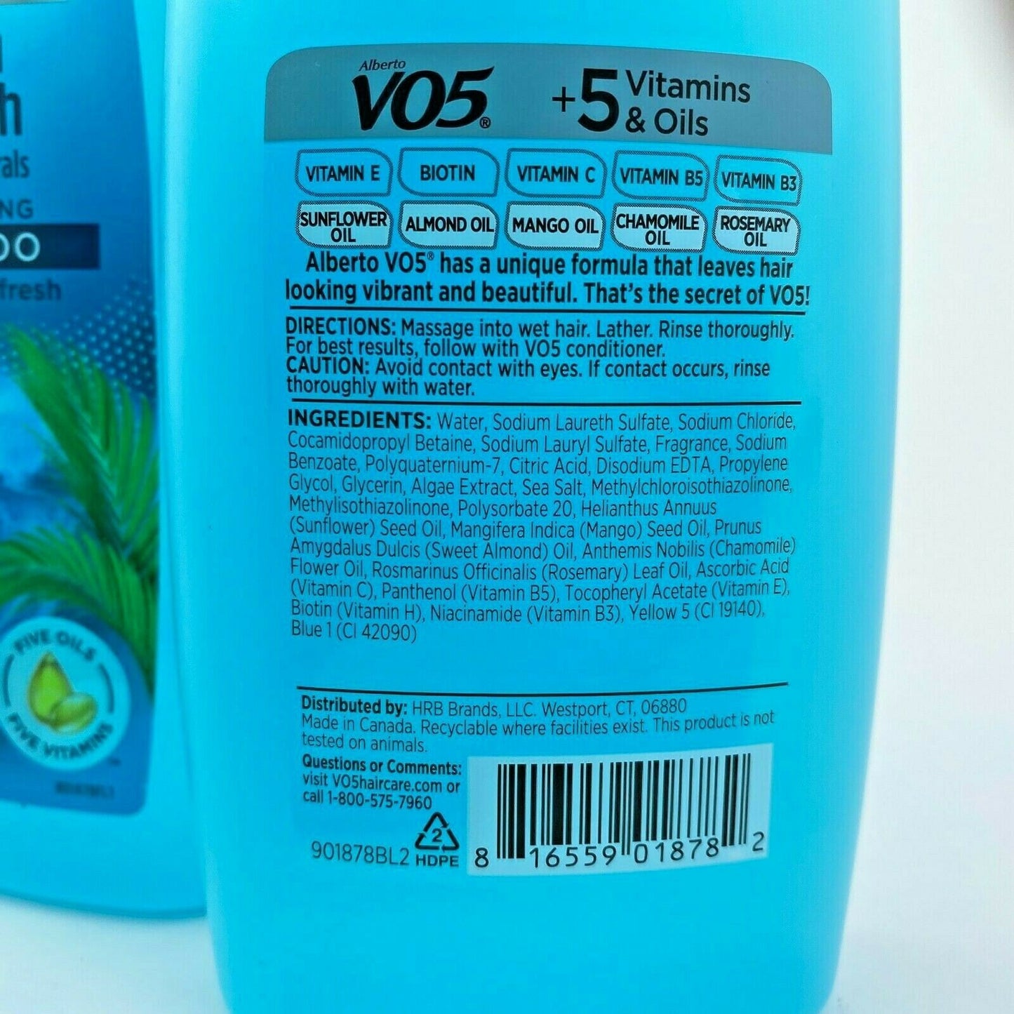 Alberto VO5 Ocean Refresh Shampoo, Jumbo 15 Oz