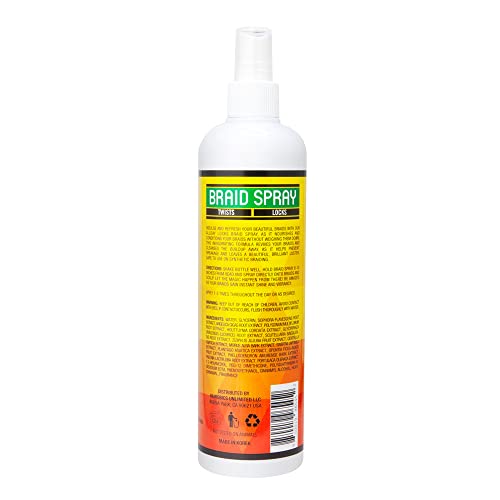 AllDay Locks Braid Spray 12 Oz Alleviates Itchy Scalp