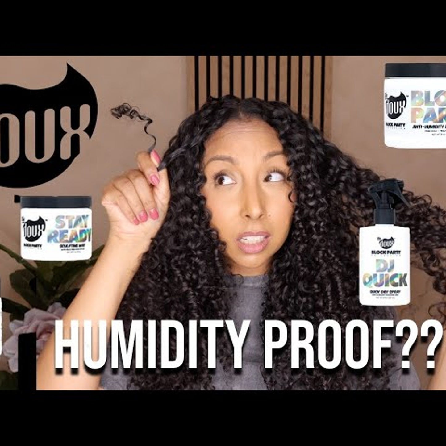THE DOUX Block Party Act Right Anti-Humidity Serum 2oz