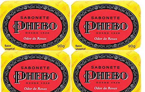 Phebo Sabonete Barra Odor De Rosas 90g