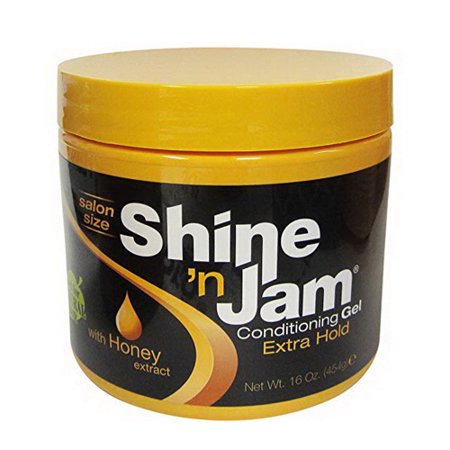 AmPro Shine-N-Jam Conditioning Gel Extra Hold, 16 Oz