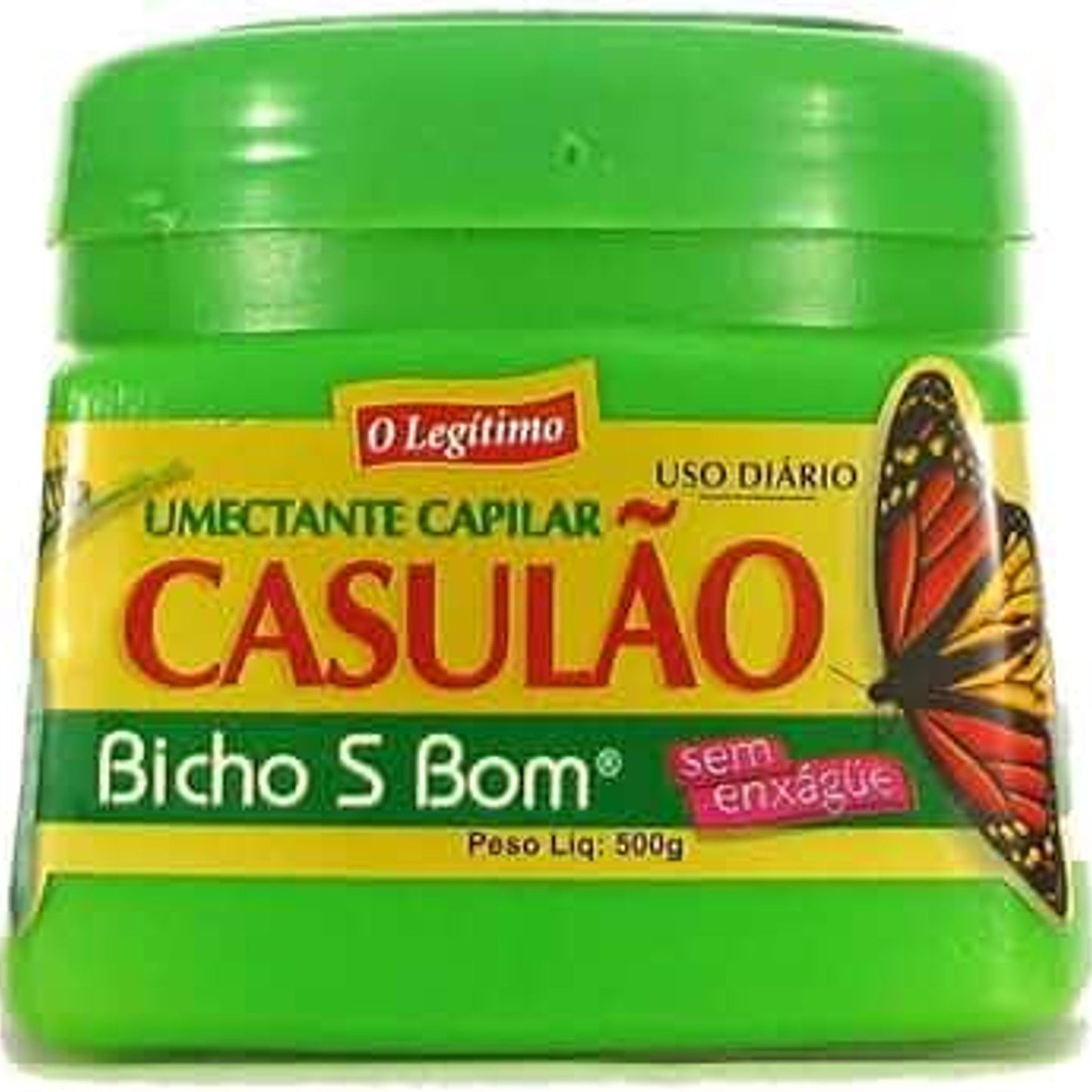 Casulão Bicho Da Seda Creme Para Pentear 500g