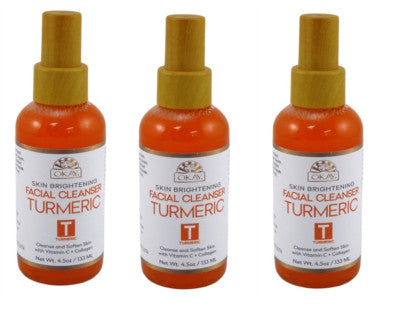OKAY Turmeric Facial Cleanser 4.5 Oz