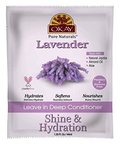 Okay Pure Naturals Leave-in Conditioning Lavender, Pack of 12