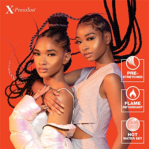 Sensationnel X-Pression Synthetic Braid 58 Inch - Pack of 2