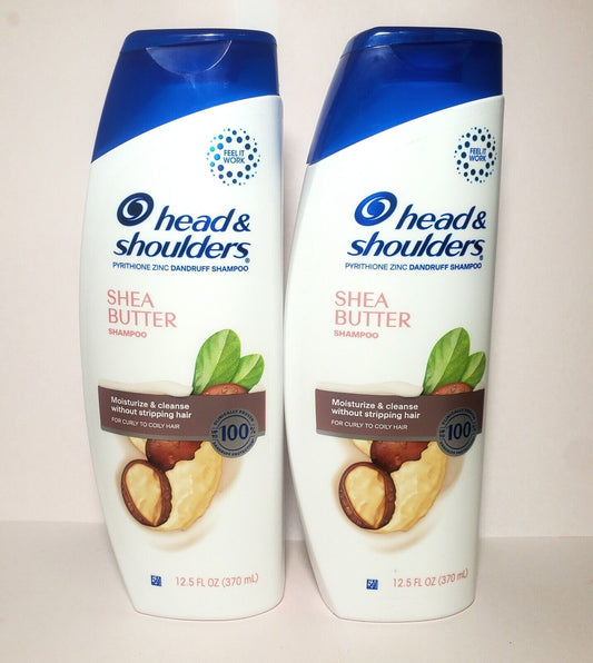 Head & Shoulders Anti-Dandruff Shampoo Shea Butter 12.5 Fl Oz