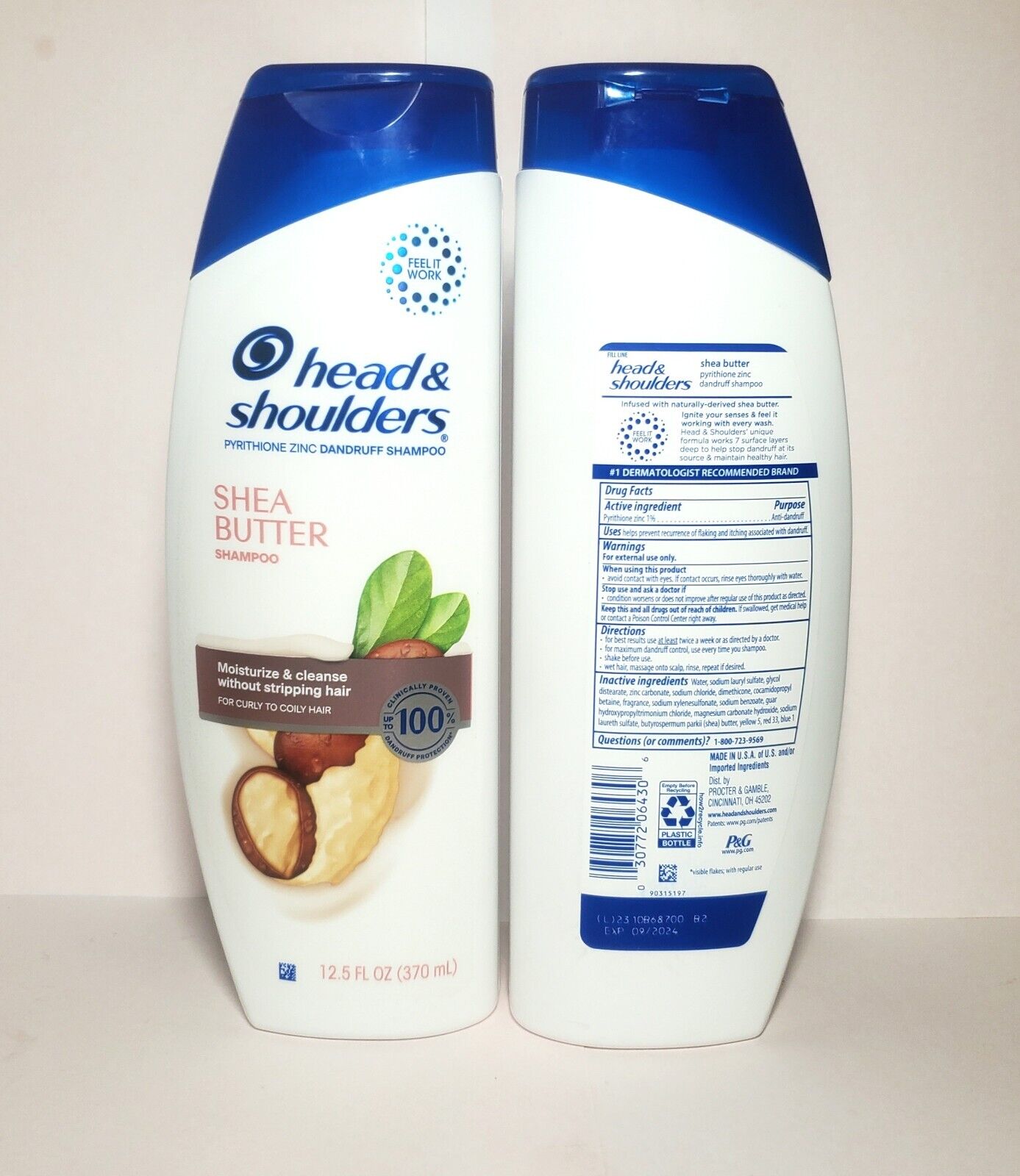 Head & Shoulders Anti-Dandruff Shampoo Shea Butter 12.5 Fl Oz