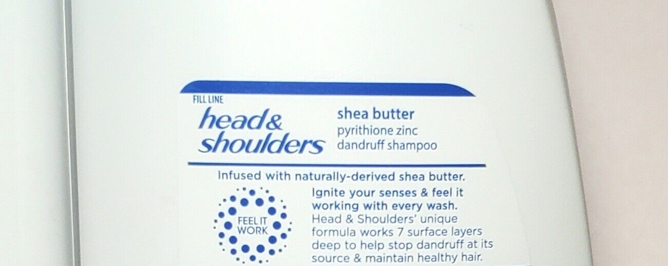 Head & Shoulders Anti-Dandruff Shampoo Shea Butter 12.5 Fl Oz