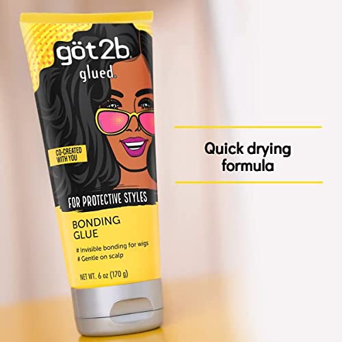 Got2B Glued Bonding Hair Gel, 6 Fl Oz, Pack of 1