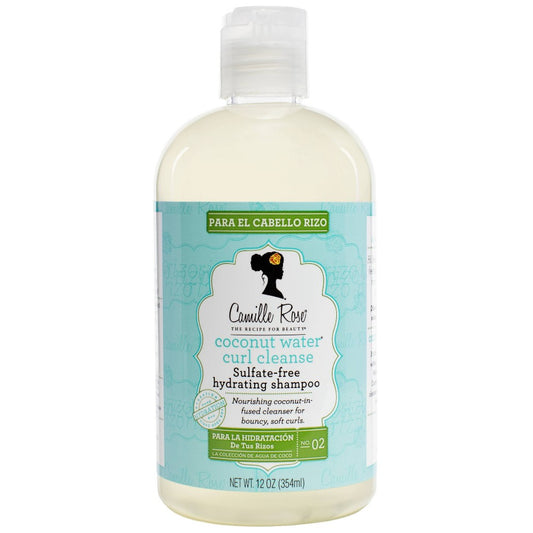 Camille Rose Coconut Water Curl Cleanse Shampoo, 12 OZ