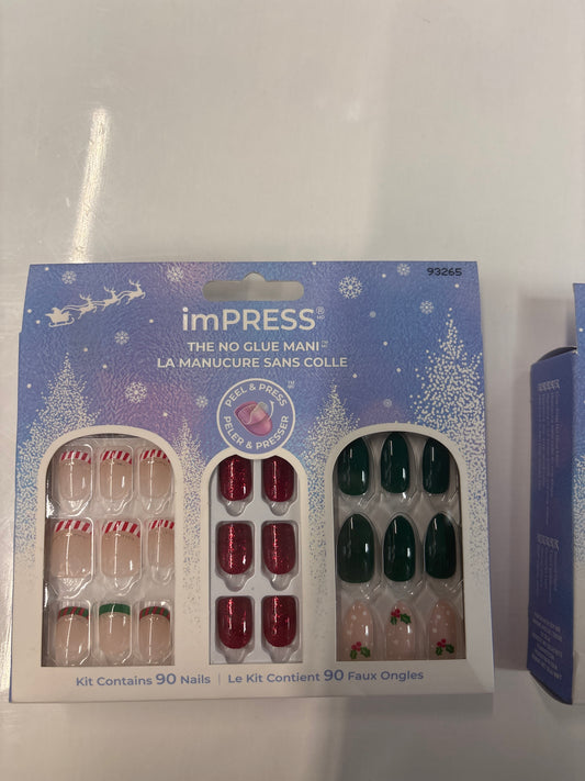 IMPRESS no glue mani
