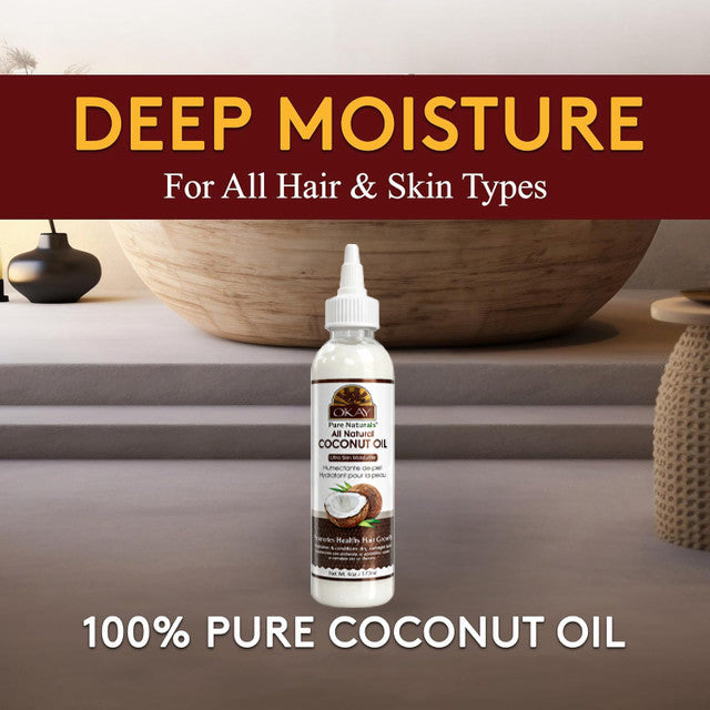 Okay Coconut Oil for Hair and Skin, 177 mL