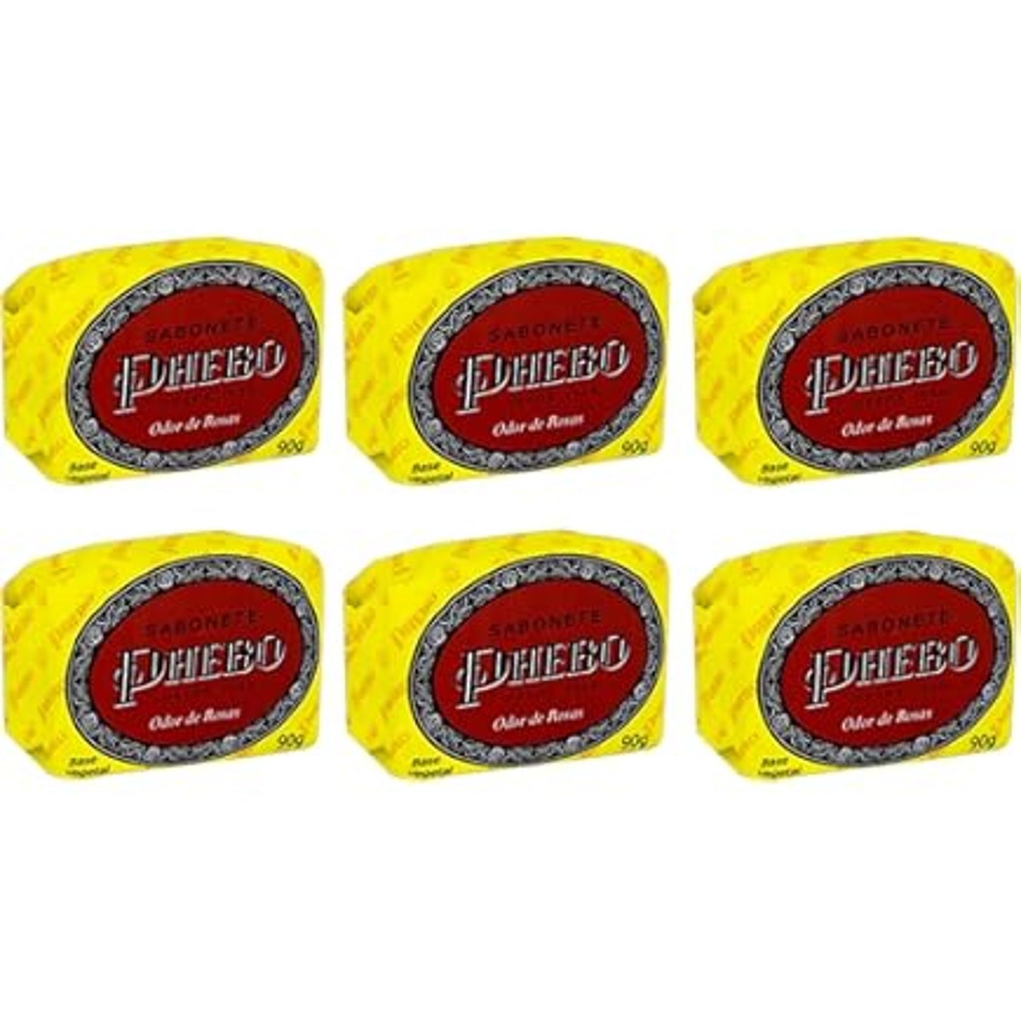 Phebo Sabonete Barra Odor De Rosas 90g