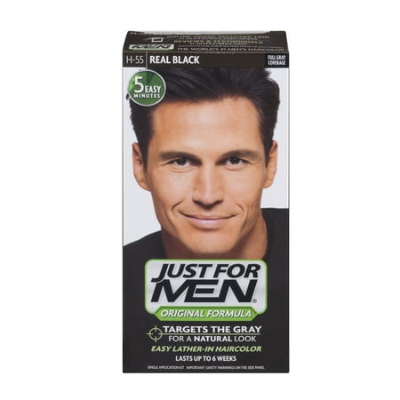 Just For Men Shampoo in Real Black H-56