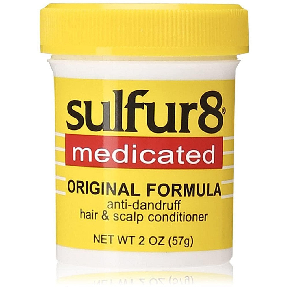 Sulfur 8 Medicated Anti-Dandruff Hair and Scalp Conditioner 2 Oz