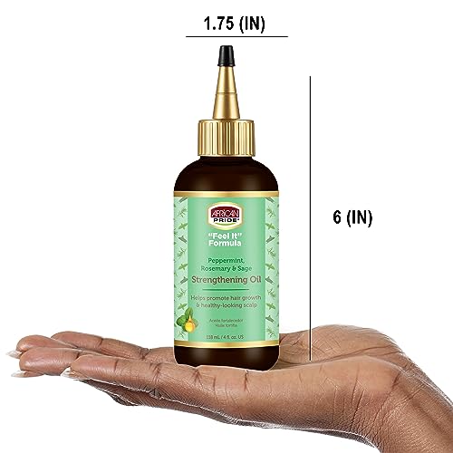 African Pride Strengthening Oil Hair Treatment 4 Fl Oz Pack of 1