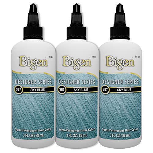 Bigen Sky Blue Semi-Permanent Hair Color, 3 Fl Oz
