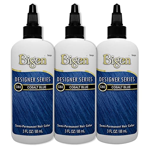 Bigen Cobalt Blue Semi-Permanent Hair Color, 3 Fl Oz