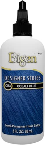 Bigen Cobalt Blue Semi-Permanent Hair Color, 3 Fl Oz