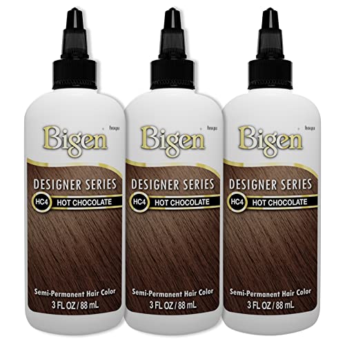 Bigen Semi-Permanent Hair Color, Hot Chocolate, 3 Fl Oz