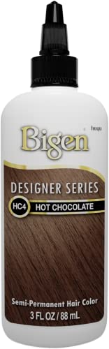 Bigen Semi-Permanent Hair Color, Hot Chocolate, 3 Fl Oz
