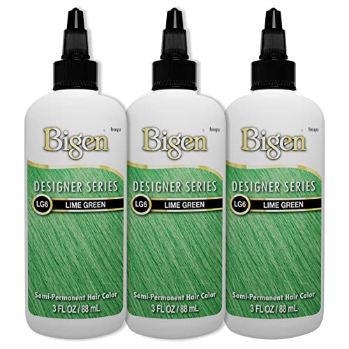 Bigen Lime Green Semi-Permanent Hair Color, 3 Fl Oz
