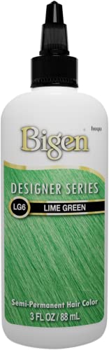 Bigen Lime Green Semi-Permanent Hair Color, 3 Fl Oz