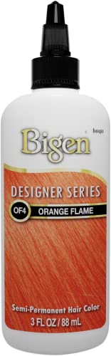 Bigen Orange Flame Semi-Permanent Hair Color, 3 Fl Oz