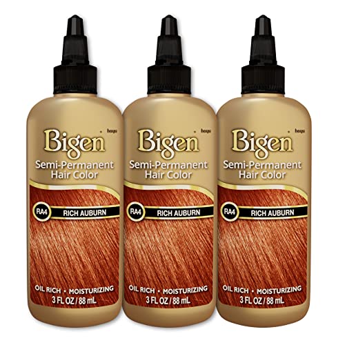 Bigen Rich Auburn Semi Permanent Hair Color, 3 Fl Oz