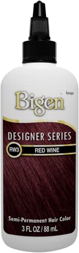 Bigen Red Wine Semi-Permanent Hair Color, 3 Fl Oz