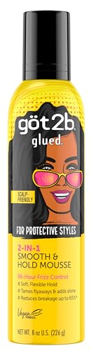 Schwarzkopf Got2B Glued Hair Mousse 8oz Pack of 1