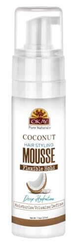 Okay Coconut Hair Styling Mousse 7.5 Oz Pack of 1