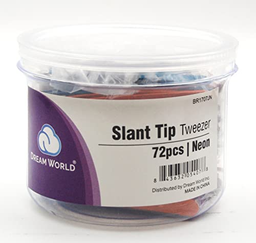Dream World Slant Tip Tweezer Neon