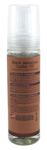 Okay Black Jamaican Castor Oil Hair Mousse, 7.5 Oz