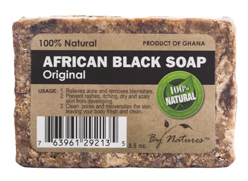 By Natures African Black Soap, Pack of 1