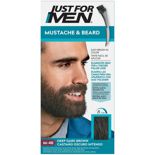 Just For Men Mustache & Beard Coloring, Deep Dark Brown