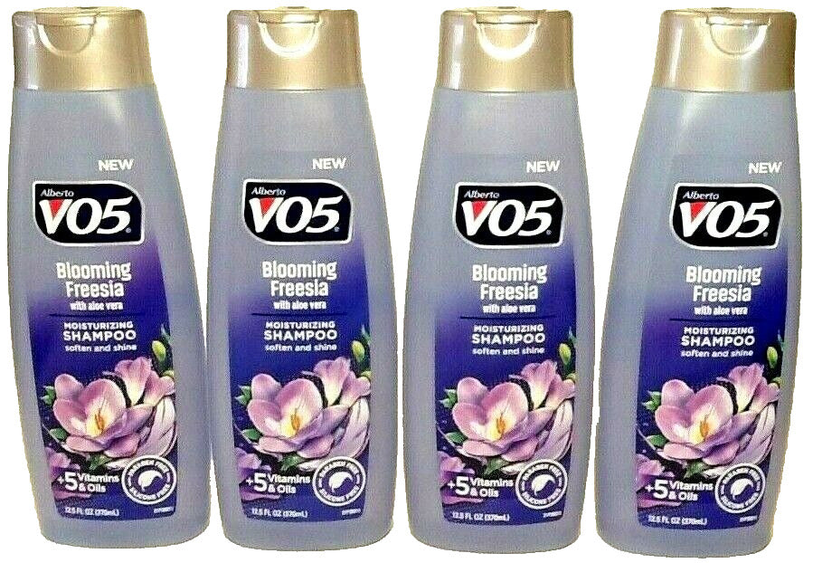 VO5 Moisturizing Blooming Freesia Shampoo Bottles