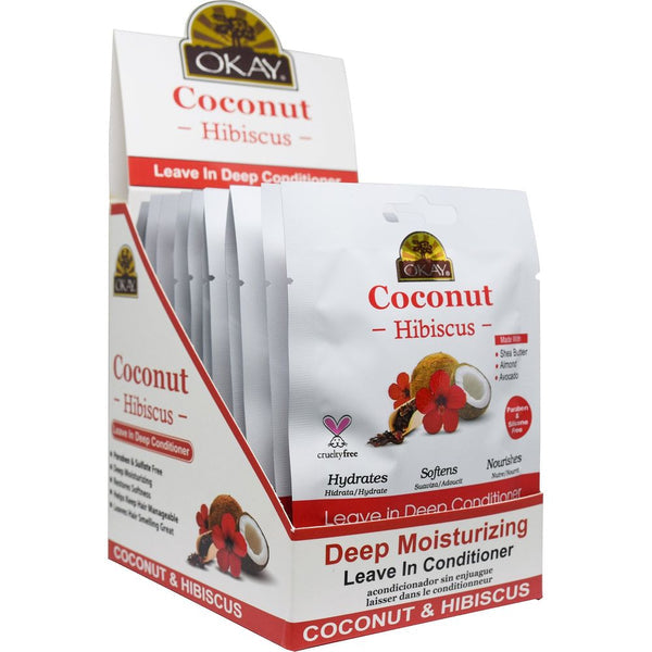 OKAY Coconut Hibiscus Leave-In Conditioner 1.25 oz
