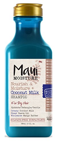 Maui Moisture Coconut Milk Shampoo, Nourish & Moisture, 13 OZ