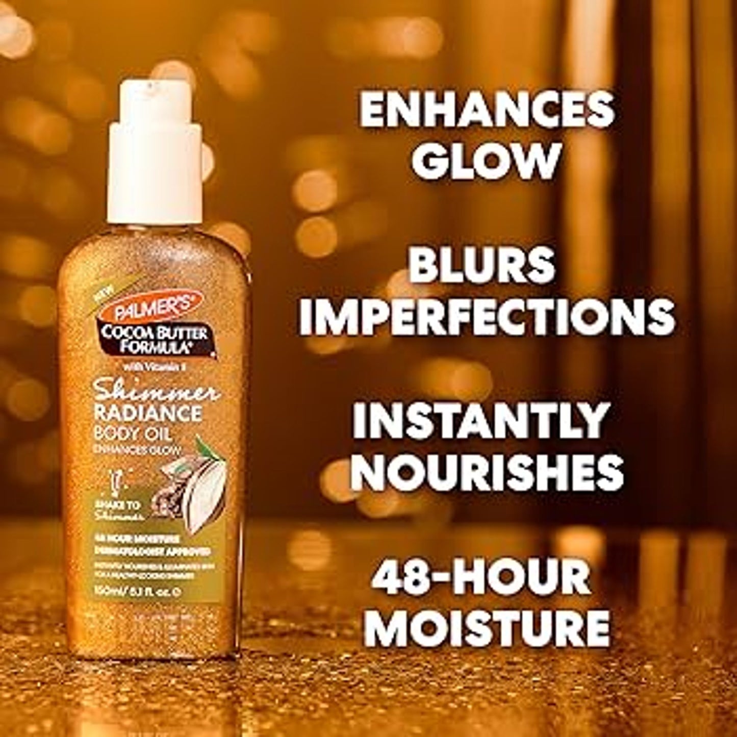Palmer's Cocoa Butter Shimmer Radiance Oil 5.1 Oz Pack of 1