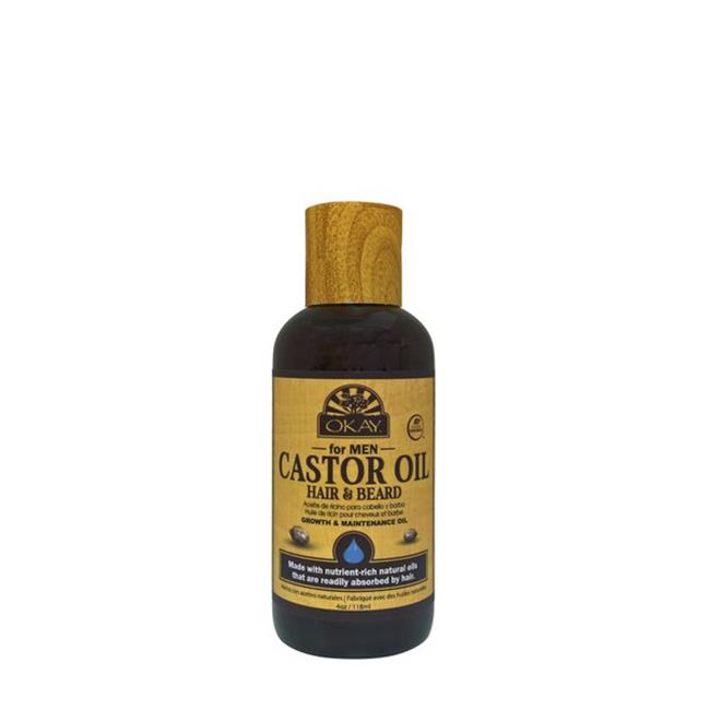Okay Pure Naturals Castor Oil Hair & Beard 4 Oz