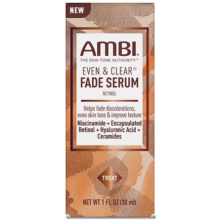 AMBI Even & Clear Fade Serum Retinol 1 Oz Pack of 1