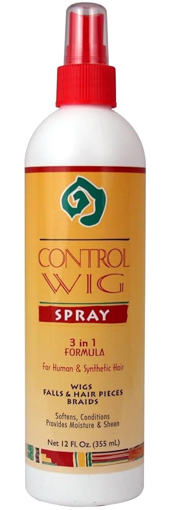 African Essence Control Wig Spray 12 Oz - 3 in 1 Formula