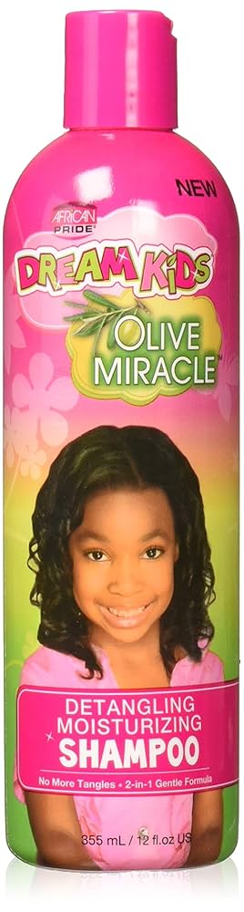 African Pride Dream Kids Olive Miracle Detangling Shampoo 355ml