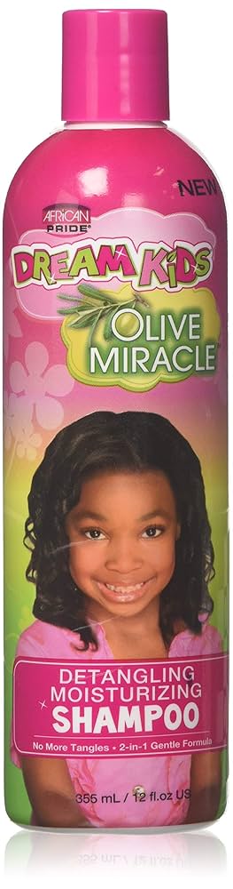 African Pride Dream Kids Olive Miracle Detangling Shampoo 355ml